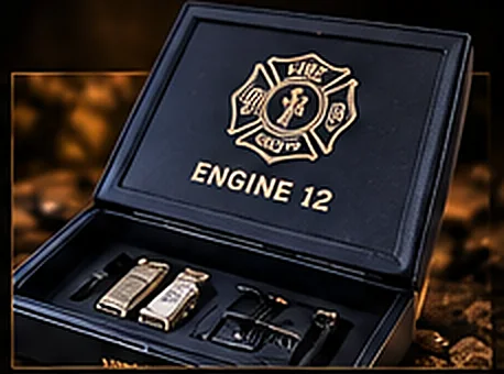 Navy presentation box engraved Engine 12